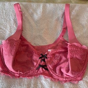 CACIQUE Pink Bra size 36DDD